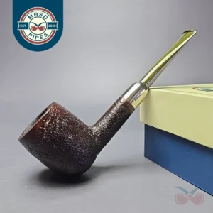 MBSD Briars Timeless Traditions 1 Sandblasted Billiard w/ Silver Handmade Briar Pipe, New