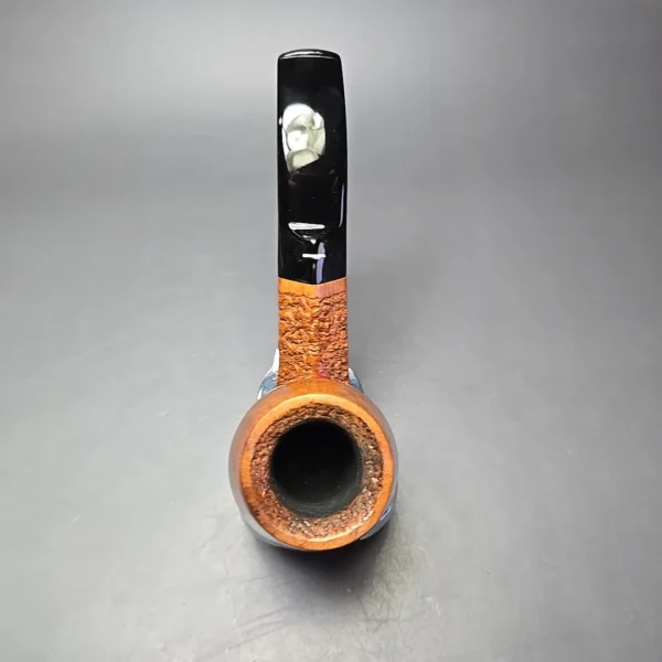 Don Carlos 2 Note Partially Rusticated Bulldog Estate Briar Pipe, Italian Estates - Image 7