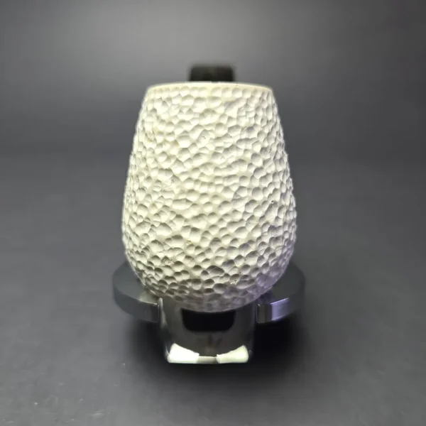 MBSD Meerschaum Deluxe Rusticated Oom Paul Block Meerschaum Pipe Briar-Mortise, New - Image 4