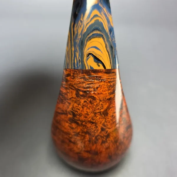 Walt Cannoy Cardinal House Langford Smooth Pocket Eskimo Handmade Briar Pipe, New - Image 9