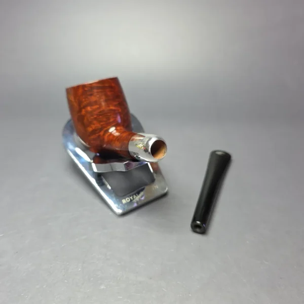 MBSD Briars Timeless Traditions 1 Smooth Billiard w/ Silver Handmade Briar Pipe, New - Image 11