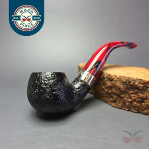 Peterson Dracula 03 Sandblasted Apple Estate Briar Pipe, Italian Estates