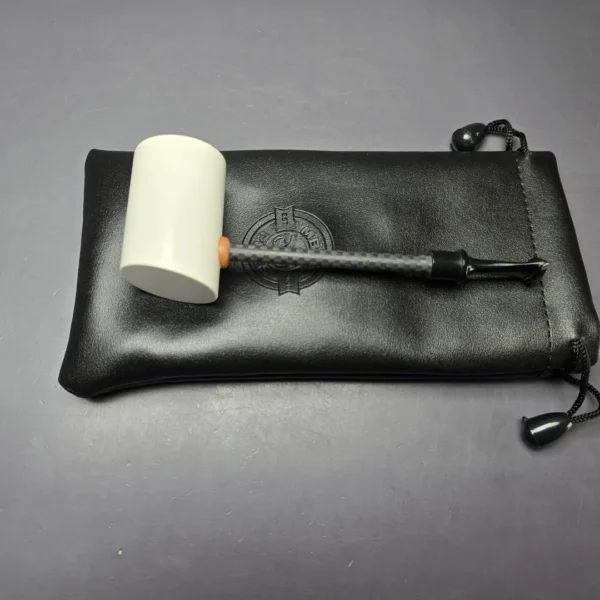 MBSD Meerschaum Deluxe Smooth Poker Block Meerschaum Pipe, New - Image 10