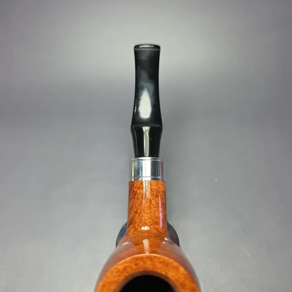 Rattray's Coloss Light Smooth Billiard w/ Chrome Estate Briar Pipe, Unsmoked, 9mm - Image 8