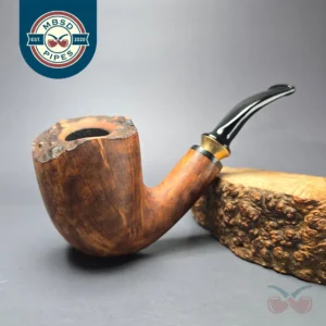 4th Generation by Nording Frihand Matte Brown B Smooth Freehand Estate Briar Pipe, Unsmoked