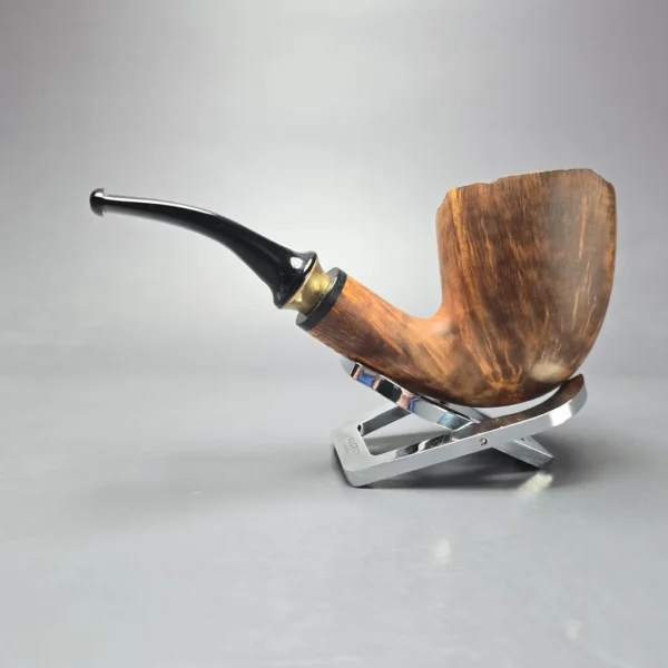 4th Generation by Nording Frihand Matte Brown B Smooth Freehand Estate Briar Pipe, Unsmoked - Image 4