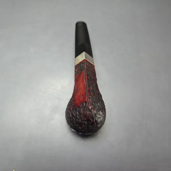 Peterson 2004 Donegal Rocky 150 Silver Mounted Rusticated Bulldog Estate Briar Pipe, Irish Estates - Image 8