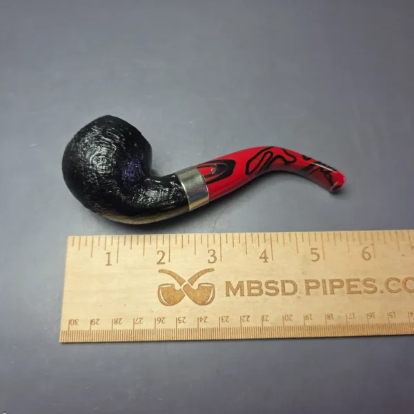 Peterson Dracula 03 Sandblasted Apple Estate Briar Pipe, Italian Estates - Image 8