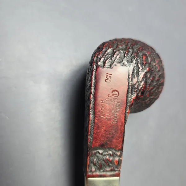 Peterson 2004 Donegal Rocky 150 Silver Mounted Rusticated Bulldog Estate Briar Pipe, Irish Estates - Image 9