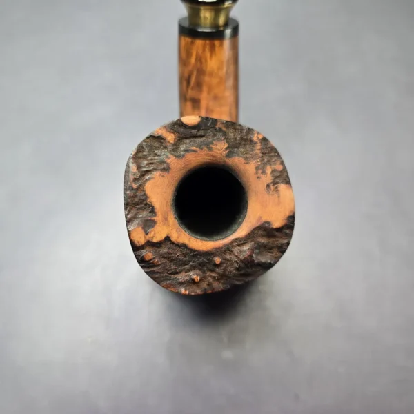 4th Generation by Nording Frihand Matte Brown B Smooth Freehand Estate Briar Pipe, Unsmoked - Image 6