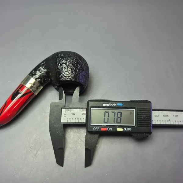 Peterson Dracula 03 Sandblasted Apple Estate Briar Pipe, Italian Estates - Image 9