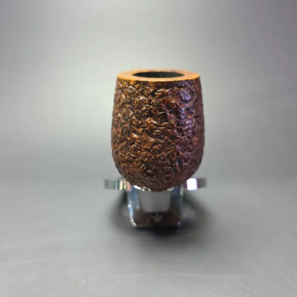 Mark Tinsky Partially Rusticated Lumberman Estate Briar Pipe, American Estates - Image 3
