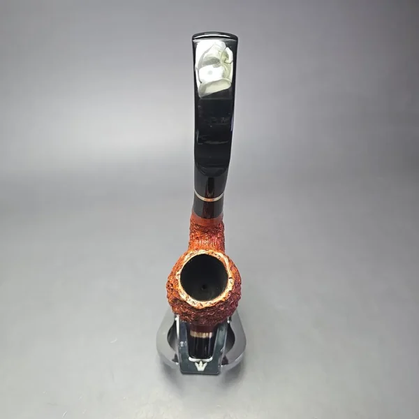 Mauro Armellini Direttore XL Rusticated Cavalier Estate Briar Pipe, Italian Estates - Image 7