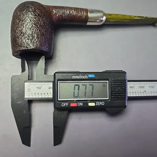 MBSD Briars Timeless Traditions 1 Sandblasted Billiard w/ Silver Handmade Briar Pipe, New - Image 12