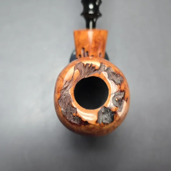 Nording Spruce Cone Partially Rusticated Freehand Estate Briar Pipe, Unsmoked - Image 7