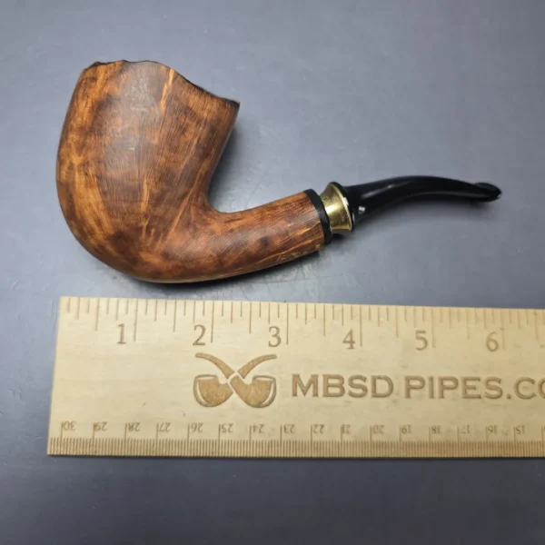 4th Generation by Nording Frihand Matte Brown B Smooth Freehand Estate Briar Pipe, Unsmoked - Image 9