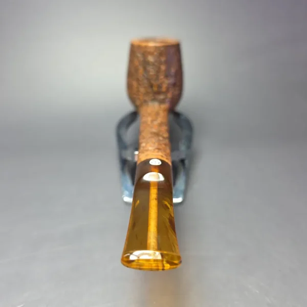 Mark Tinsky Partially Rusticated Lumberman Estate Briar Pipe, American Estates - Image 5