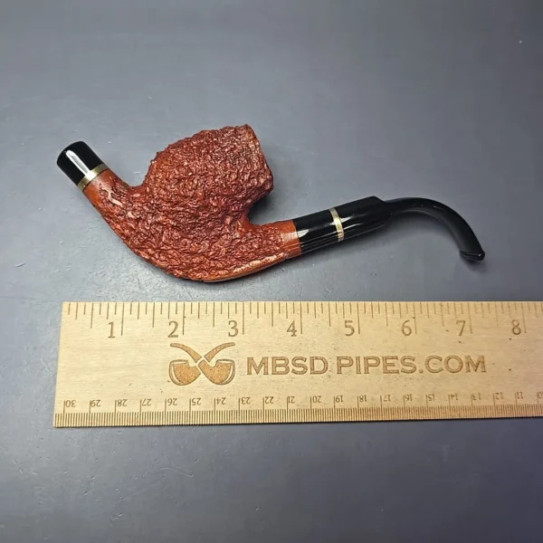 Mauro Armellini Direttore XL Rusticated Cavalier Estate Briar Pipe, Italian Estates - Image 9
