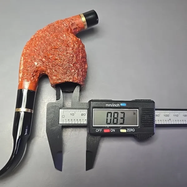 Mauro Armellini Direttore XL Rusticated Cavalier Estate Briar Pipe, Italian Estates - Image 10