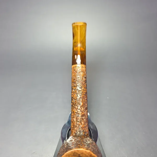 Mark Tinsky Partially Rusticated Lumberman Estate Briar Pipe, American Estates - Image 7