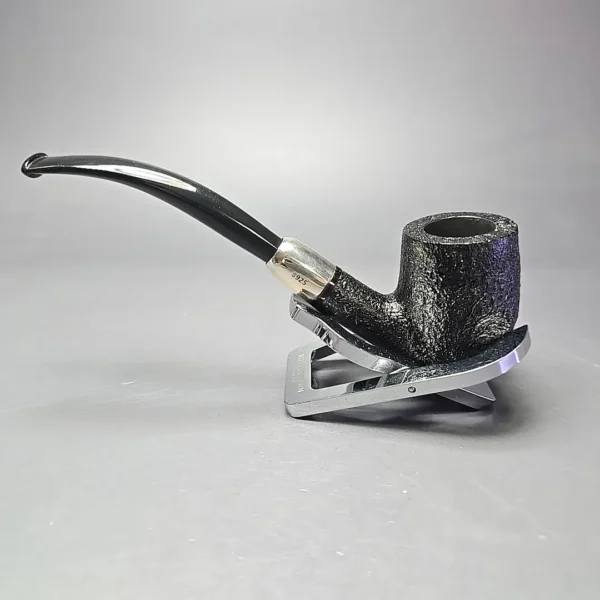 MBSD Briars Timeless Traditions 2 Sandblasted Bent Billiard with Silver (New) - Image 5