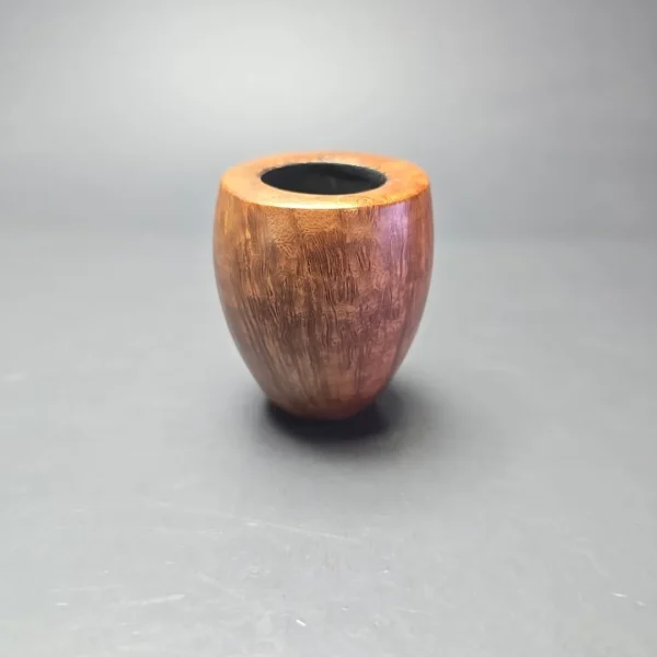 Viprati 2 Clover Smooth Acorn Sitter w/ Silver Estate Briar Pipe, Italian Estates - Image 3