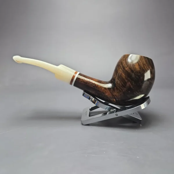 Luciano 2012 Hand Finished 297 D Smooth Egg Estate Briar Pipe, Unsmoked - Image 4