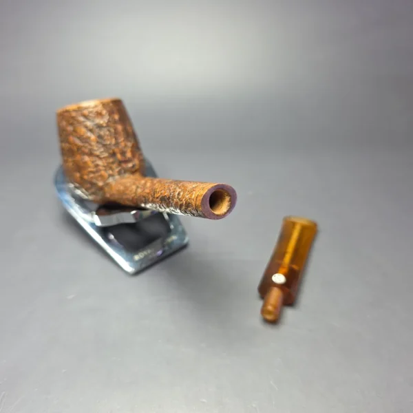Mark Tinsky Partially Rusticated Lumberman Estate Briar Pipe, American Estates - Image 12