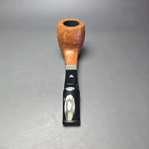 Viprati 2 Clover Smooth Acorn Sitter w/ Silver Estate Briar Pipe, Italian Estates - Image 5