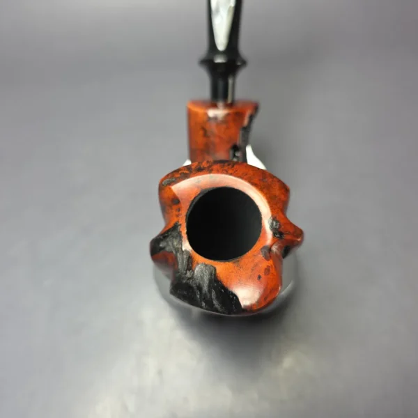 Nording Rustic Partially Rusticated Freehand Estate Briar Pipe, Unsmoked - Image 5