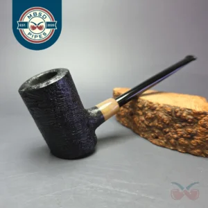 MBSD Briars "Re-Don" Sandblasted Poker w/ Horn, Briar Pipe, New