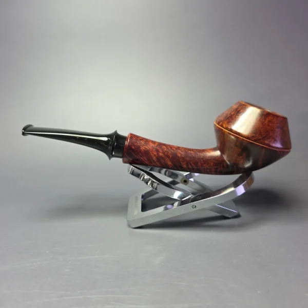 Pipe Tristan Smooth Long Shank Rhodesian Estate Briar Pipe, French Estates - Image 4