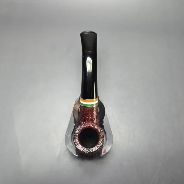 Peterson 2026 St Patrick's Day 338 Sandblasted Bent Billiard Briar Pipe, New - Image 7