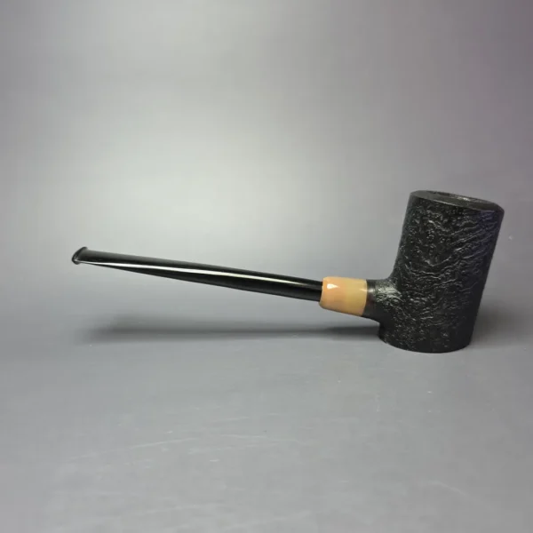 MBSD Briars "Re-Don" Sandblasted Poker w/ Horn, Briar Pipe, New - Image 4