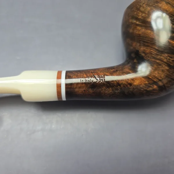 Luciano 2012 Hand Finished 297 D Smooth Egg Estate Briar Pipe, Unsmoked - Image 10