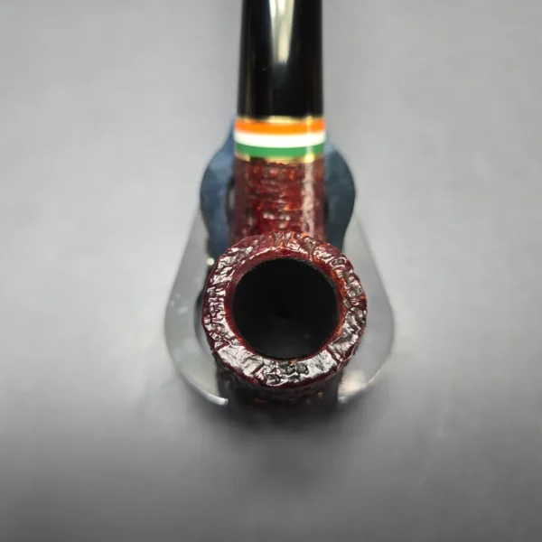 Peterson 2026 St Patrick's Day 338 Sandblasted Bent Billiard Briar Pipe, New - Image 8