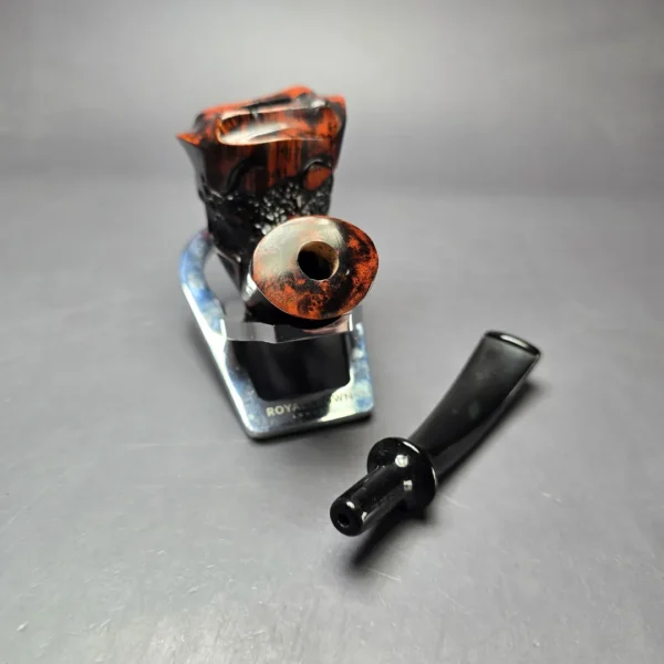 Nording Moss Partially Rusticated Freehand Estate Briar Pipe, Unsmoked - Image 11