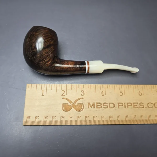 Luciano 2012 Hand Finished 297 D Smooth Egg Estate Briar Pipe, Unsmoked - Image 11
