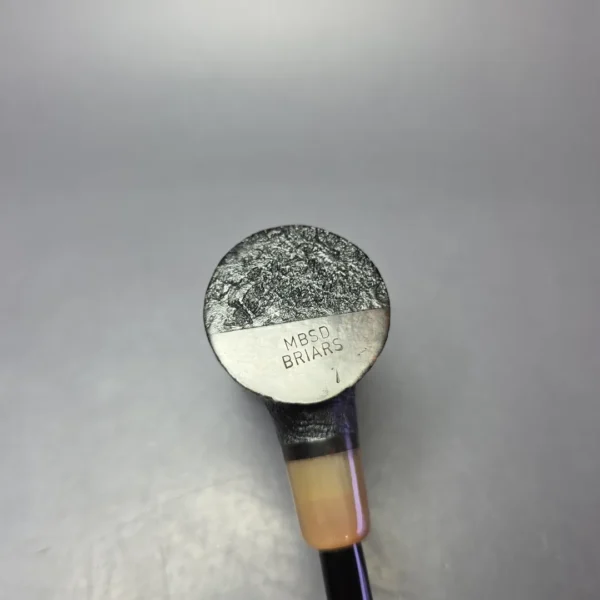 MBSD Briars "Re-Don" Sandblasted Poker w/ Horn, Briar Pipe, New - Image 6