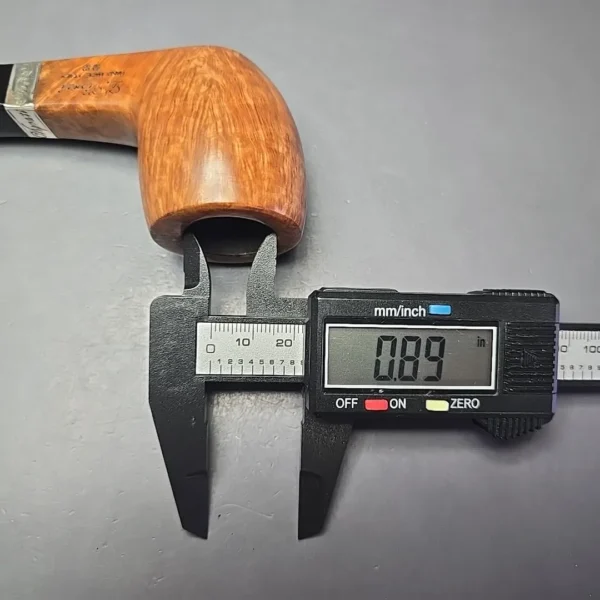 Viprati 2 Clover Smooth Acorn Sitter w/ Silver Estate Briar Pipe, Italian Estates - Image 12