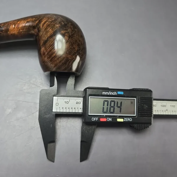 Luciano 2012 Hand Finished 297 D Smooth Egg Estate Briar Pipe, Unsmoked - Image 12