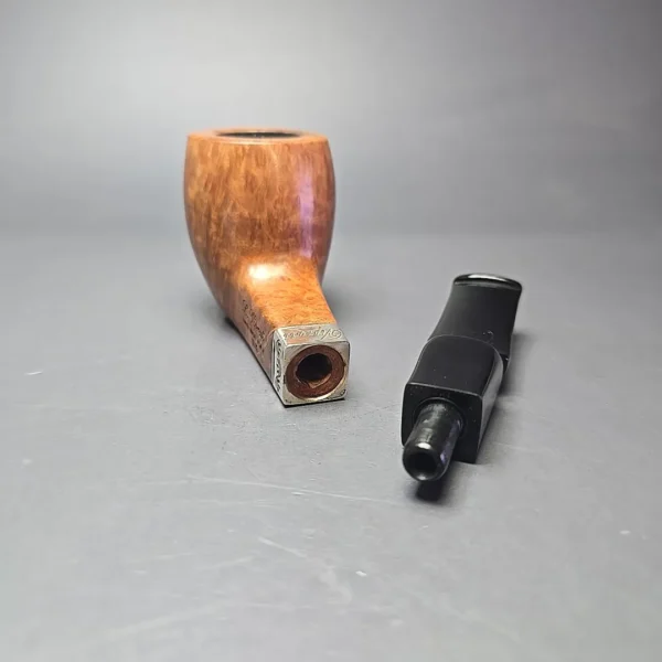 Viprati 2 Clover Smooth Acorn Sitter w/ Silver Estate Briar Pipe, Italian Estates - Image 13