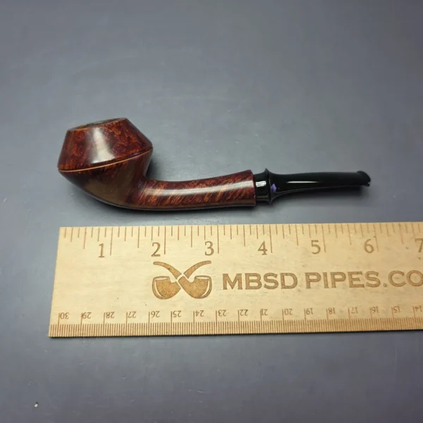 Pipe Tristan Smooth Long Shank Rhodesian Estate Briar Pipe, French Estates - Image 10