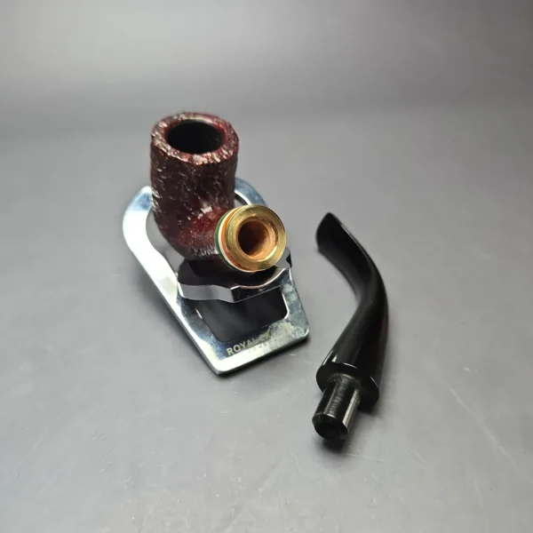 Peterson 2026 St Patrick's Day 338 Sandblasted Bent Billiard Briar Pipe, New - Image 13