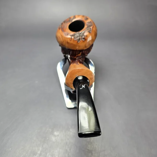 Nording Spruce Cone Partially Rusticated Freehand Estate Briar Pipe, Unsmoked - Image 5