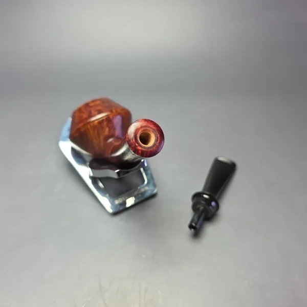 Pipe Tristan Smooth Long Shank Rhodesian Estate Briar Pipe, French Estates - Image 12