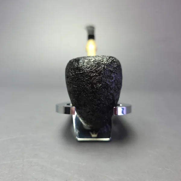 MBSD Briars Modern Masters 1 Sandblasted Peewit w/ Bamboo Handmade Briar Pipe, New - Image 4