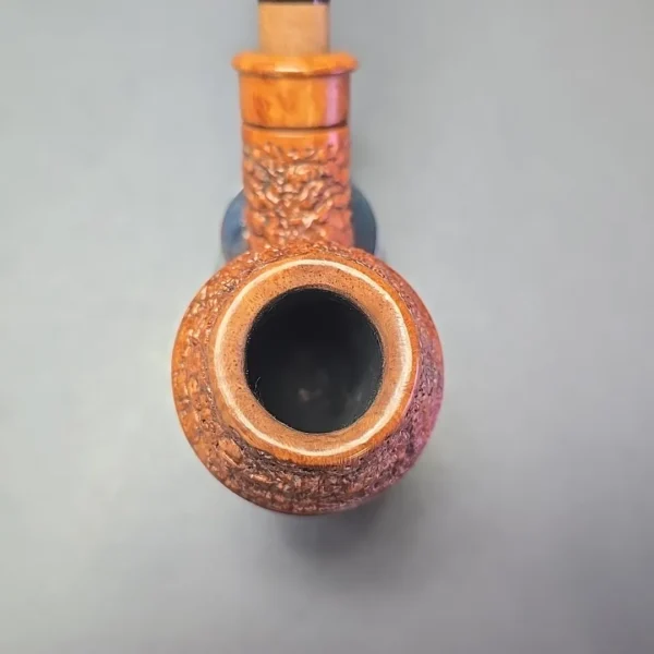 Ser Jacopo Delecta Maxima R2 Rusticated Rhodesian Estate Briar Pipe, Italian Estates - Image 6