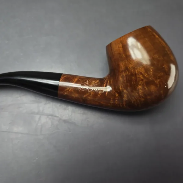 James Upshall P Grade Group 6 Smooth Bent Billiard Estate Briar Pipe, Unsmoked - Image 5