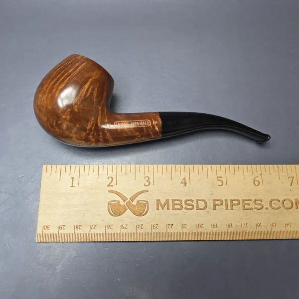 James Upshall P Grade Group 6 Smooth Bent Billiard Estate Briar Pipe, Unsmoked - Image 4